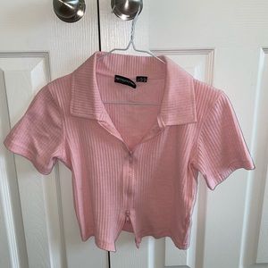 Double Zipper Crop Top